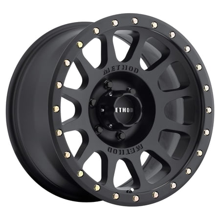 18x9 Method MR305 NV Black Wheel 6x5.5 (0mm) Fits select: 2000-2023 CHEVROLET SILVERADO, 1996-2023 TOYOTA TACOMA
