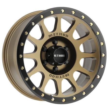 18x9 Method MR305 NV Bronze Wheel 6x135 (0mm) Fits select: 2004-2023 FORD F150, 2003-2023 FORD EXPEDITION