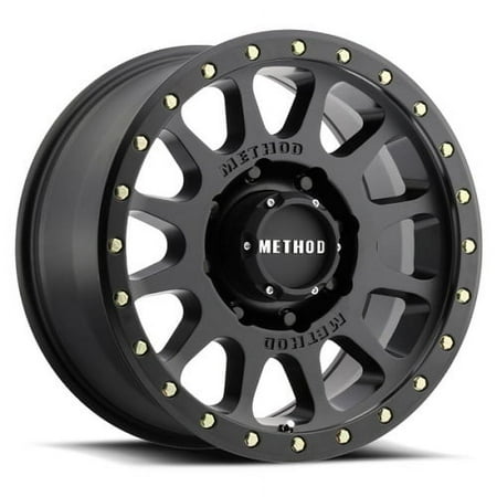 Method MR305 NV HD 18x9 +18mm Offset 8x6.5 130.81mm CB Matte Black Wheel