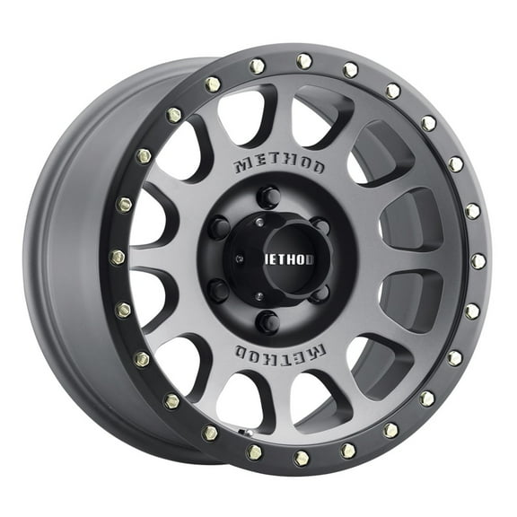 18x9 Method MR305 NV Titanium Wheel 6x135 (18mm) Fits select: 2004-2023 FORD F150, 2003-2023 FORD EXPEDITION