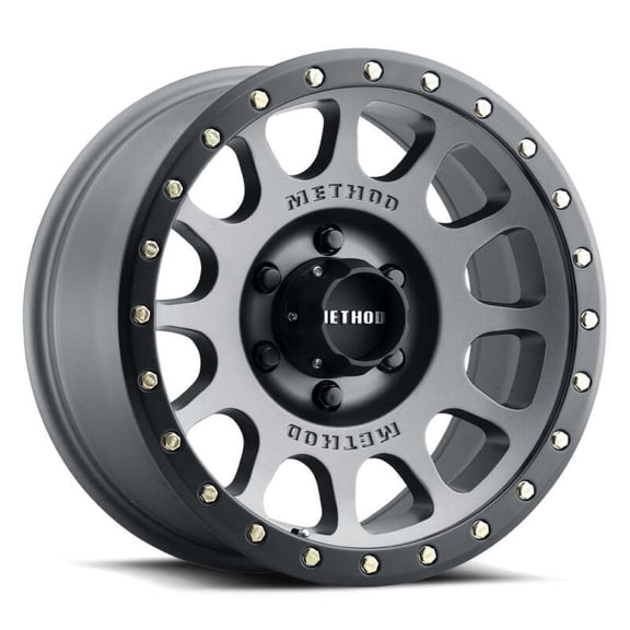18x9 Method MR305 NV Titanium Wheel 8x6.5 (18mm) Fits select: 2013-2023 RAM 2500, 2000-2010 CHEVROLET SILVERADO