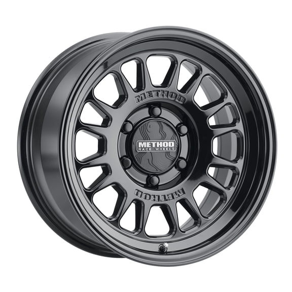 18x9 Method MR318 Gloss Black Wheel 6x5.5 (18mm) Fits select: 2000-2018 CHEVROLET SILVERADO, 2019-2023 RAM 1500