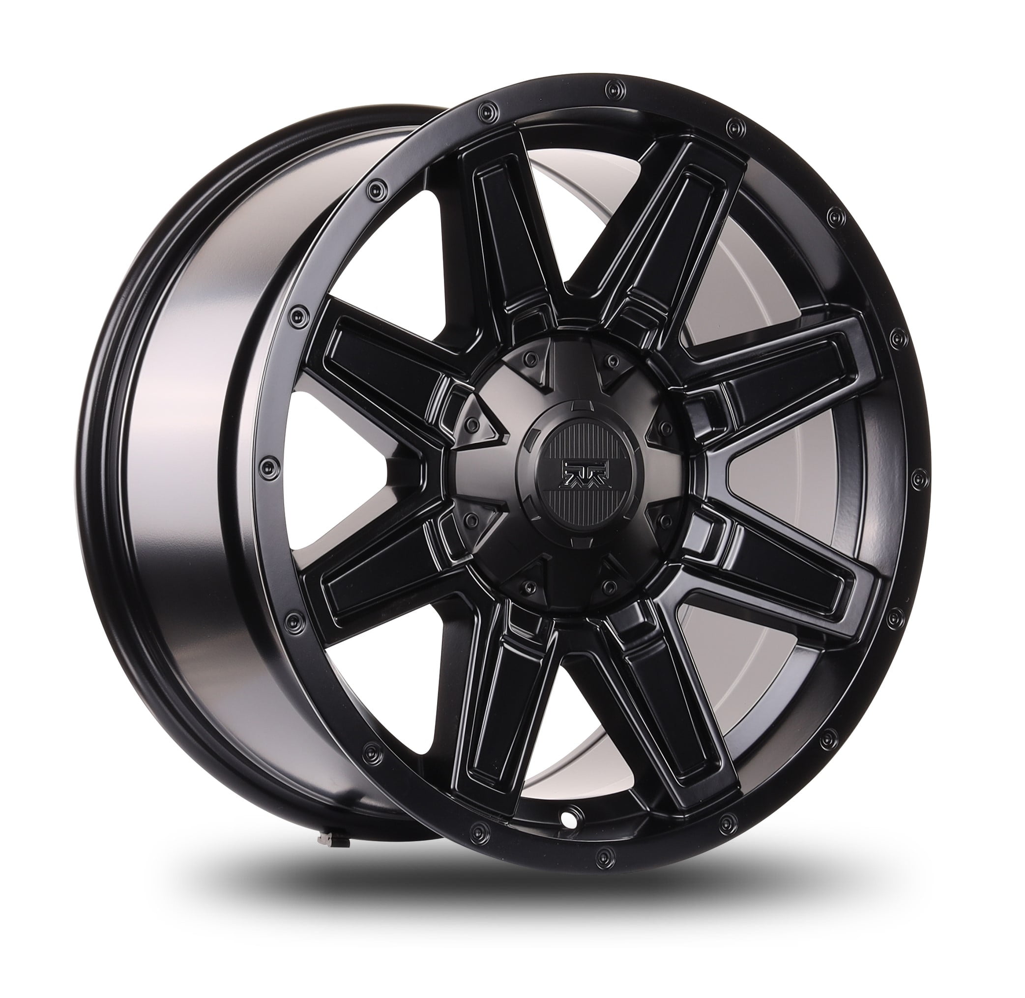 18x9 Mudder Trucker MT404 Deviant Black 5x127 5x5 5x135 ET12 Wheel Rim ...