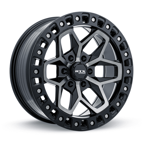 18x9 RTX Zion Satin Black Tinted Bronze Wheel 6x135 (0mm)