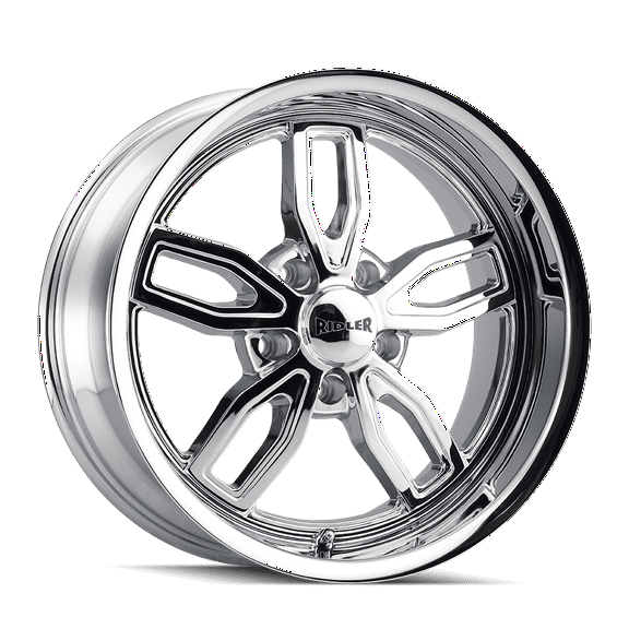 18x9 Ridler 608 Chrome Wheel 5x4.5 (0mm)