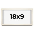 thumbnail image 1 of 18x9 Shadow Box Cream of Wheat White Washed Display Frame | 0.875 Inches Deep Solid Wood Shadowbox, 1 of 8