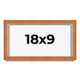 thumbnail image 1 of 18x9 Shadow Box Frame Brown | 0.875 Inches Deep Real Wood Contemporary Shadowbox Display Frame | UV, 1 of 6