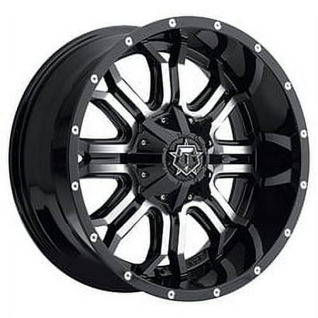 18x9 TIS 535MB Gloss Black Machined Face Wheel 6x135/6x5.5 (-12mm)
