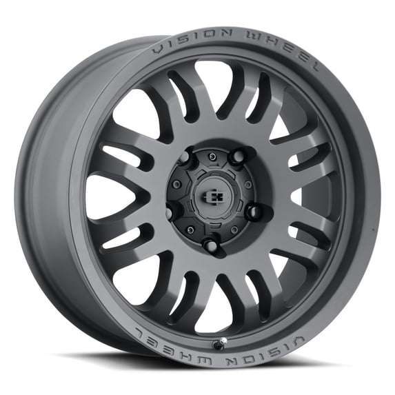 18x9 Vision 409 Inferno Satin Black Wheel 8x6.5 (12mm)