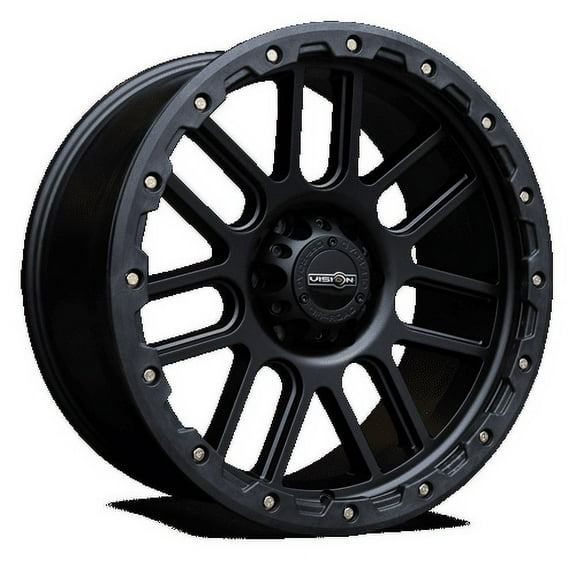 18" Vision Off-Road 111 Nemesis Matte Black Wheel 18x9 6x5.5 18mm Truck Suv Rim