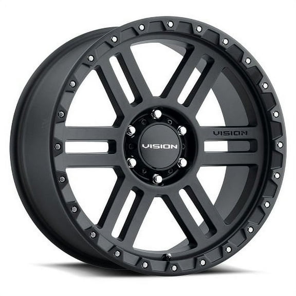 18" Vision Off-Road 354 Manx 2 Satin Black Wheel 18x9 5x5 For Jeep GMC Rim 12mm