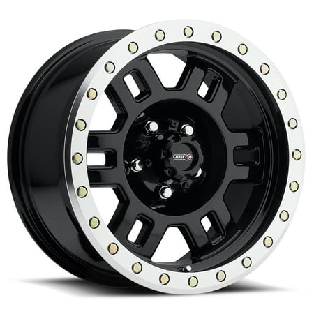 Vision Off-Road Manx 18x9 5x127 -12et Gloss Black Machined Lip Wheel