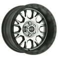 thumbnail image 1 of 18x9 Vision Off-Road GV8 Invader Black Machined Wheel 8x6.5 (12mm), 1 of 2