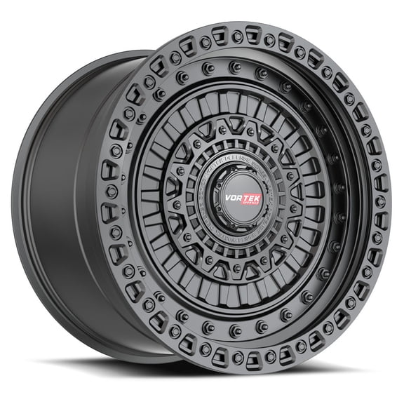 18x9 Vortek VRD-703 Matte Black Wheel 6x135/6x5.5 (0mm)