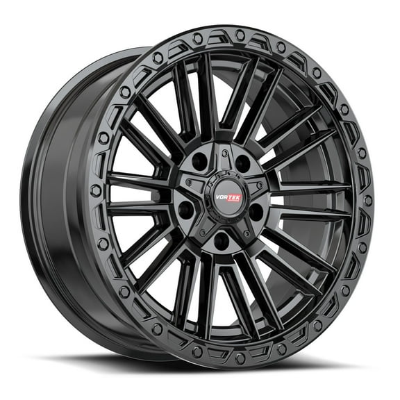 18x9 Vortek VRT-604 Satin Black Wheel 5x5/5x5.5 (0mm)