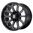 thumbnail image 1 of 18x9 XD XD806 BOMB Gloss Black W/ Milled Accents Wheel 5x110/5x115 (30mm), 1 of 2