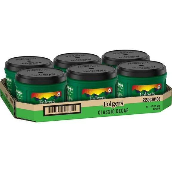 19.2 oz Classic Decaf Coffee, Medium - Pack of 6