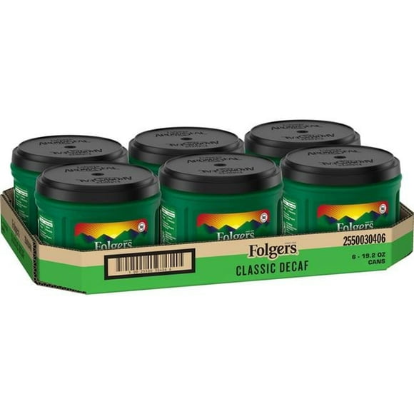 19.2 oz Classic Decaf Coffee, Medium - Pack of 6