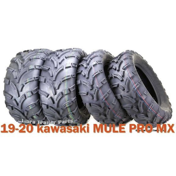 19-20 kawasaki MULE PRO MX ATV Tire Set WANDA 25x8-12 25x10-12 lite Mud