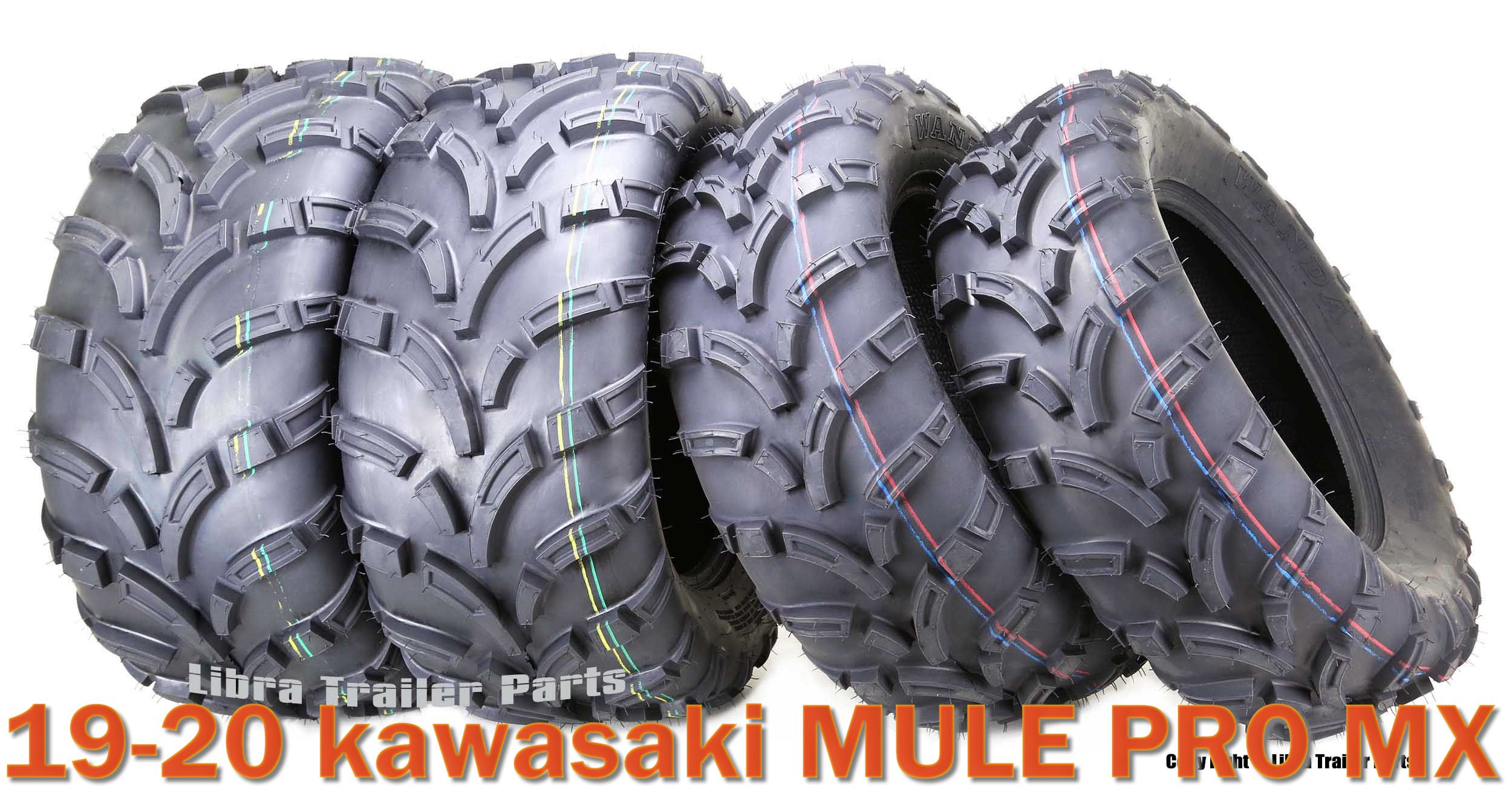 Set Of 4 Wanda P3077 ATV Tires 23x11-10 – High Load Cap For Kawasaki MULE 4000/4010 (09-17)