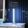 thumbnail image 1 of 19.25" in UV Sterilized Silver Table Lamp, 1 of 5
