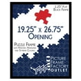 thumbnail image 1 of 19.25" x 26.75" (50x68cm) Picture Frame for Puzzles Photos Artwork 1.25" Black MDF Frame, 1 of 7