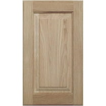 19.25W x 29H Unfinished Oak Kitchen Cabinet Door Replacement, Raised Panel