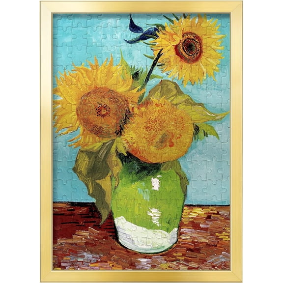 19.25x26.75 Picture Frame, Large Poster Frame with High Definition Plexiglass, Horizontal or Vertical Wall Gallery Poster Frames Suitable for Photos, Artworks, Posters,Puzzle, Gold 1pc