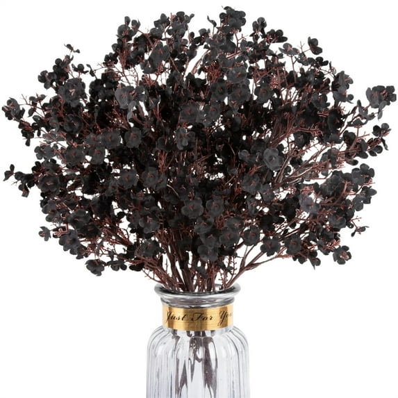 19.3" Artificial Flowers Faux Gypsophila Cherry & Stems, Artificial Flowers Real Touch Fake Flowers Silk Flowers for Spring Wedding Decor Indoor Floral Arrangement Table Centerpieces Home Decor