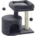 thumbnail image 1 of 19.3" Cat Tree Cat Tower with Sisal-Covered Scratching Posts Cat Bed Cat Condo for Indoor Cats, 1 of 7