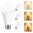 19 3 Way LED Light Bulbs, Warm White 3000K, 30/70/100W Equiv. (6/10/15W