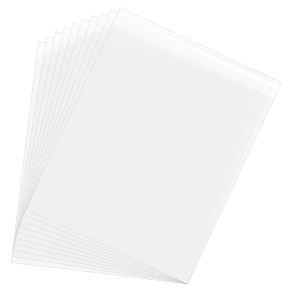 Uxcell 19.3"x 15.7" Acid-Free Picture Sleeve, 25 pack Crystal Clear Sleeves Storage Bag
