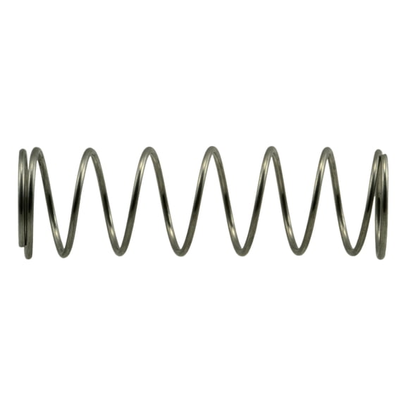 19/32" x 0.041" x 2" 18-8 Stainless Steel Compression Springs (3 pcs.)