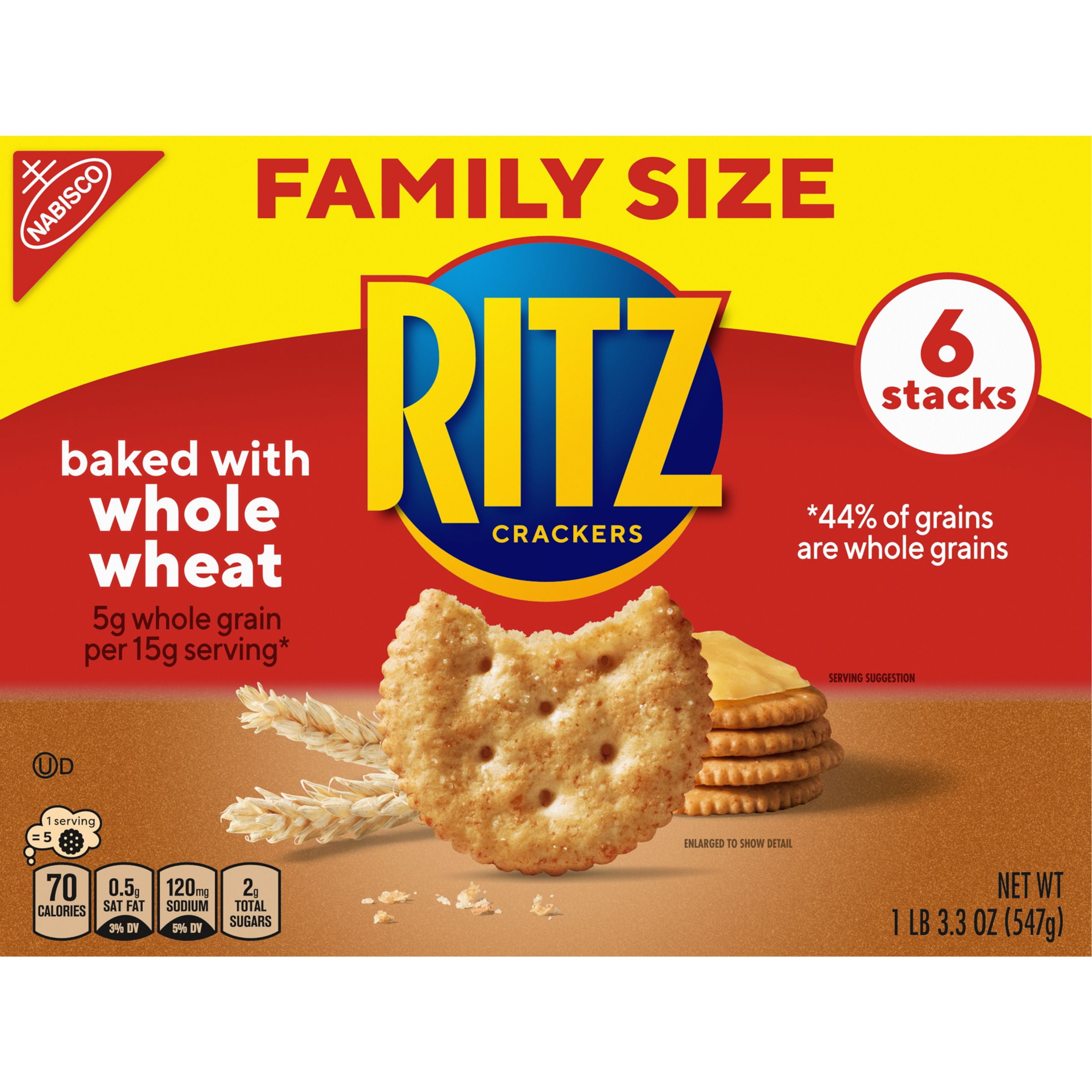 19.3Z Ritz Family Size Whole Wheat