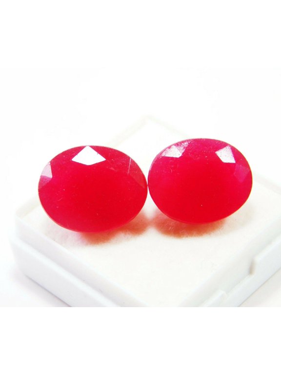 19.45 Ct Natural CERTIFIED Mozambique Oval Shape Ring Size Red Ruby Gemstone.