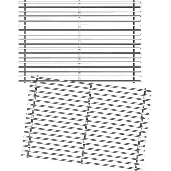 19.5" 304 Stainless Steel Grill Grates for Weber Genesis E310 E320 E330 S310 S320 S330 EP-310 EP-320 EP-330 Gas Grills Cooking Grates Replacement Parts for Weber Genesis 300 Series 7528 7524