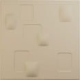 thumbnail image 1 of 19 5/8"W x 19 5/8"H Avila EnduraWall Decorative 3D Wall Panel, UltraCover Satin Smokey Beige (Covers 2.67 Sq. Ft.), 1 of 6