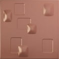 thumbnail image 1 of 19 5/8"W x 19 5/8"H Avila EnduraWall Decorative 3D Wall Panel, Universal Pearl Metallic Champagne Pink (Covers 2.67 Sq. Ft.), 1 of 6