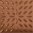 thumbnail image 1 of 19 5/8"W x 19 5/8"H Blaze EnduraWall Decorative 3D Wall Panel, Bright Coat Copper (Covers 2.67 Sq. Ft.), 1 of 6