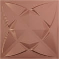 thumbnail image 1 of 19 5/8"W x 19 5/8"H Blossom EnduraWall Decorative 3D Wall Panel, Universal Pearl Metallic Champagne Pink (Covers 2.67 Sq. Ft.), 1 of 6