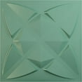 thumbnail image 1 of 19 5/8"W x 19 5/8"H Blossom EnduraWall Decorative 3D Wall Panel, Universal Pearl Metallic Sea Mist (Covers 2.67 Sq. Ft.), 1 of 6