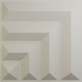 thumbnail image 1 of 19 5/8"W x 19 5/8"H Bolt EnduraWall Decorative 3D Wall Panel, UltraCover Satin Blossom White (Covers 2.67 Sq. Ft.), 1 of 6