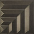 thumbnail image 1 of 19 5/8"W x 19 5/8"H Bolt EnduraWall Decorative 3D Wall Panel, Universal Aged Metallic Weathered Steel (Covers 2.67 Sq. Ft.), 1 of 6