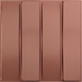 thumbnail image 1 of 19 5/8"W x 19 5/8"H Caputo EnduraWall Decorative 3D Wall Panel, Universal Pearl Metallic Champagne Pink (Covers 2.67 Sq. Ft.), 1 of 6