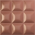 thumbnail image 1 of 19 5/8"W x 19 5/8"H Classic EnduraWall Decorative 3D Wall Panel, Universal Pearl Metallic Champagne Pink (Covers 2.67 Sq. Ft.), 1 of 6