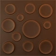 thumbnail image 1 of 19 5/8"W x 19 5/8"H Cosmo EnduraWall Decorative 3D Wall Panel, Universal Aged Metallic Rust (Covers 2.67 Sq. Ft.), 1 of 6