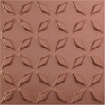 thumbnail image 1 of 19 5/8"W x 19 5/8"H Delfina EnduraWall Decorative 3D Wall Panel, Universal Pearl Metallic Champagne Pink (Covers 2.67 Sq. Ft.), 1 of 6