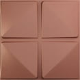 thumbnail image 1 of 19 5/8"W x 19 5/8"H Edinburgh EnduraWall Decorative 3D Wall Panel, Universal Pearl Metallic Champagne Pink (Covers 2.67 Sq. Ft.), 1 of 6