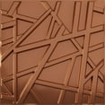 thumbnail image 1 of 19 5/8"W x 19 5/8"H Evergreen EnduraWall Decorative 3D Wall Panel, Bright Coat Copper (Covers 2.67 Sq. Ft.), 1 of 6