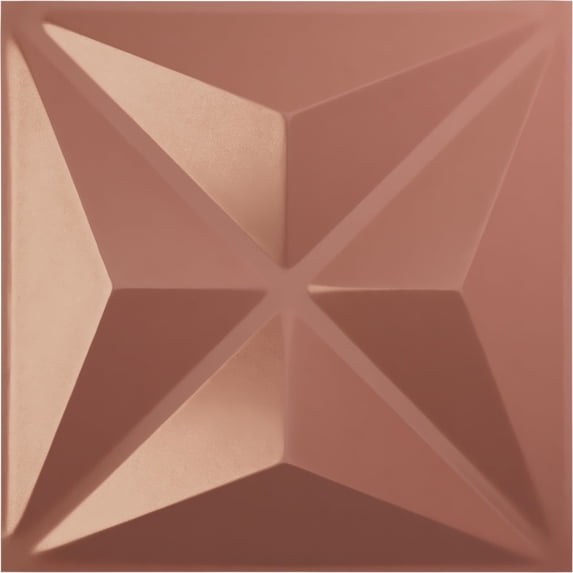 19 5/8"W x 19 5/8"H Haven EnduraWall Decorative 3D Wall Panel, Universal Pearl Metallic Champagne Pink (Covers 2.67 Sq. Ft.)